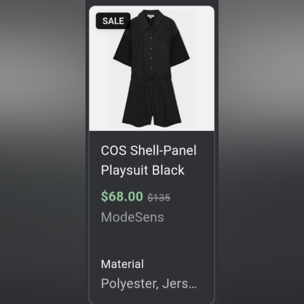 COS jumpsuit